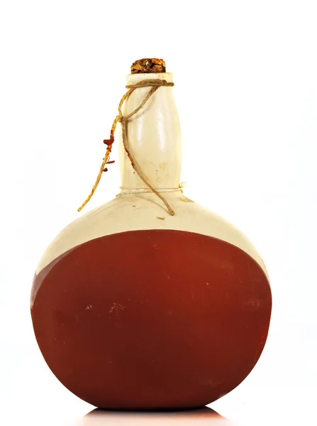 Antigua botella de arcilla — Foto de Stock