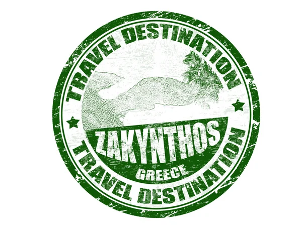 Pieczęć Zakynthos — Wektor stockowy
