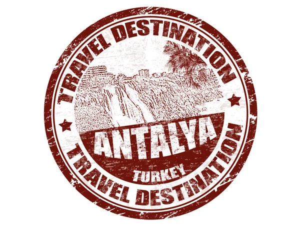 Timbre Antalya — Image vectorielle