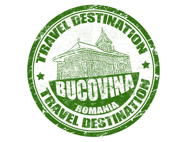 Sello Bucovina — Vector de stock