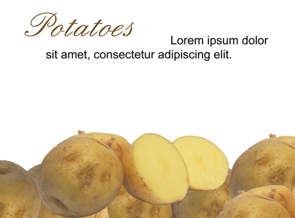 Φρέσκιες πατάτες — Φωτογραφία Αρχείου