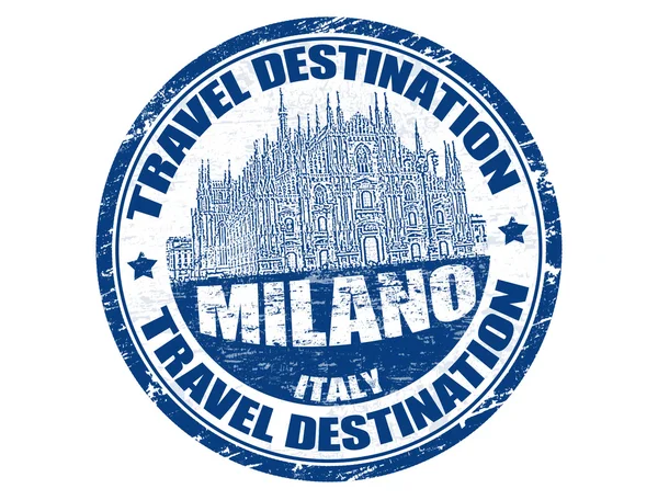 Milano stamp — Stock Vector