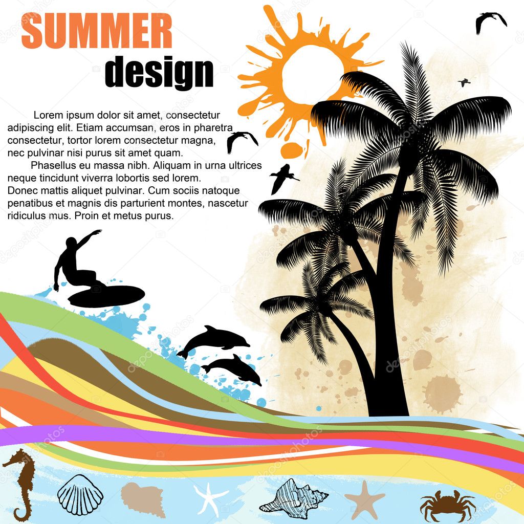 Summer design background