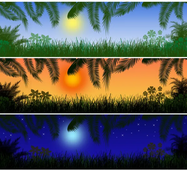 Tropical banners