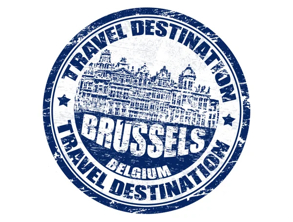 Βρυξέλλες σφραγίδα — Διανυσματικό Αρχείο