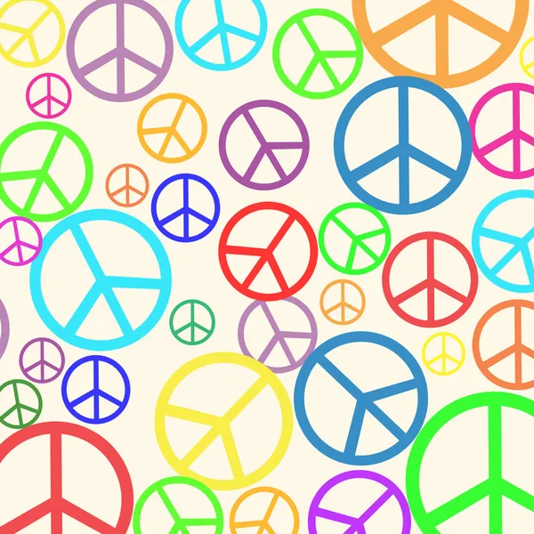 Fond de paix rétro — Image vectorielle
