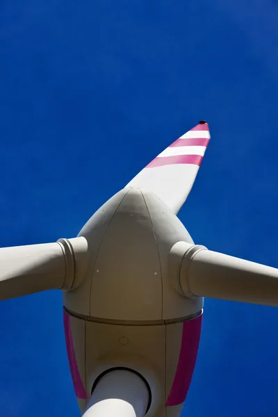 stock image Wind turbine of a wind power plant for electricity