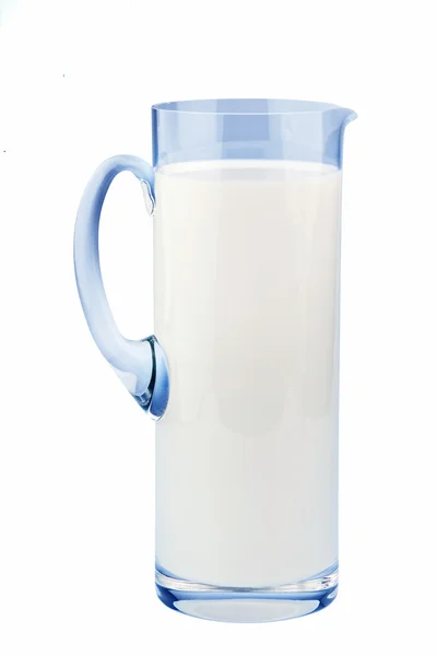 牛奶壶。健康的饮食习惯 — 图库照片