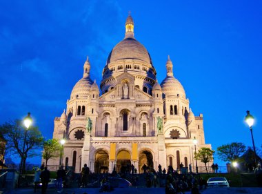 Paris. sacre coeur in montmartre clipart