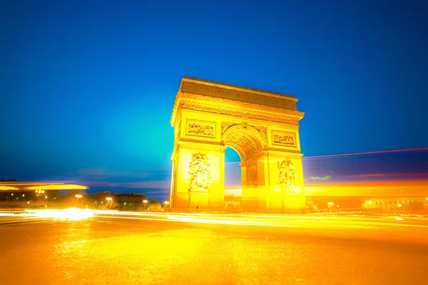 París, Francia. arc de triomphe . — Foto de Stock