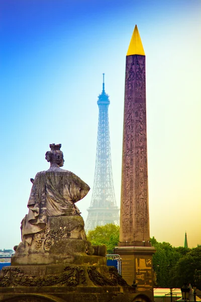 París, Francia. place de la concorde . — Foto de Stock