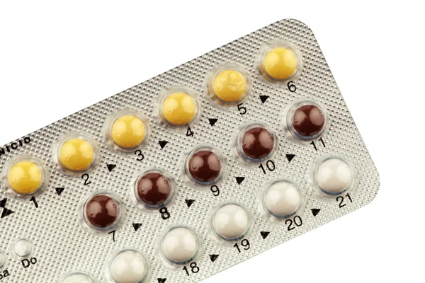 Píldora anticonceptiva — Foto de Stock