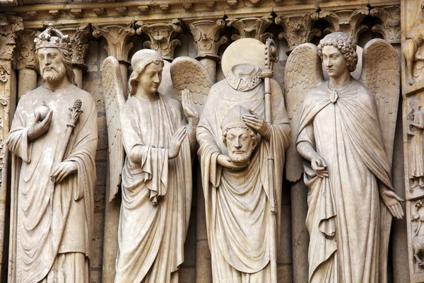 Paris, França. Notre Dame. — Fotografia de Stock