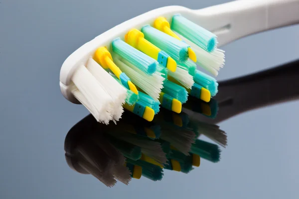 Spazzolino da denti per lavarsi i denti — Foto Stock