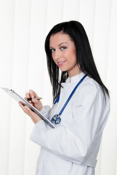 Doctor at the hospital diagnosis — Stock Photo, Image