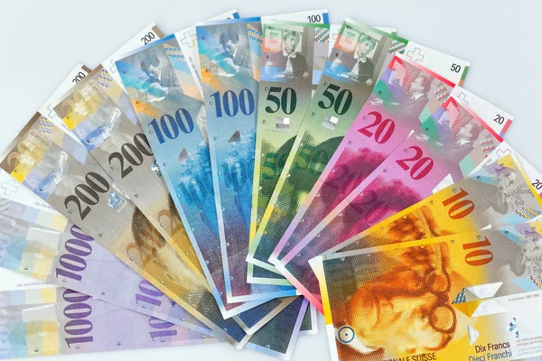 stock image Swiss franc