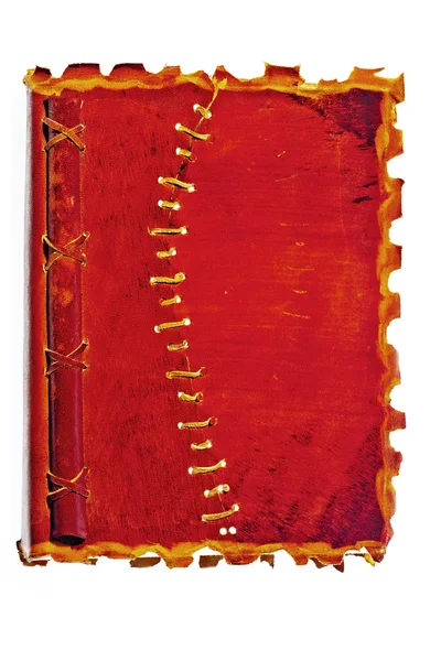 Old leather-bound diary — Stock Photo, Image