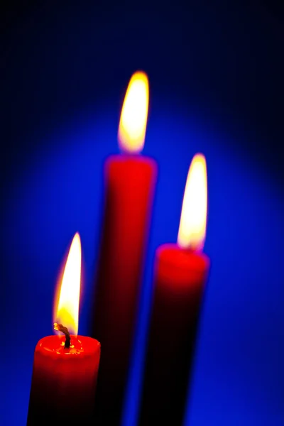 Пламя свечи — стоковое фото