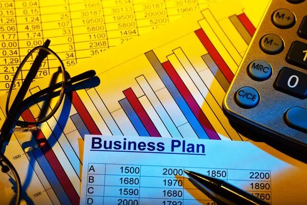 Businessplan — Stockfoto