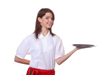 Young woman serving colorful cocktails young girls clipart