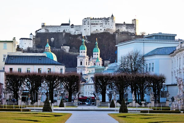Gród w Salzburg, austria, — Zdjęcie stockowe