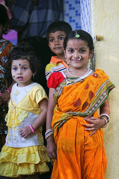 Indiska barn — Stockfoto