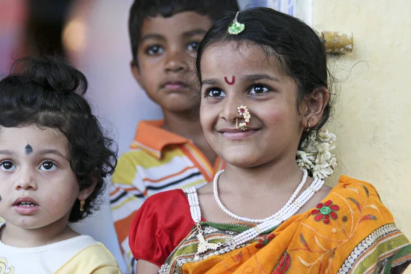 印度儿童 — 图库照片