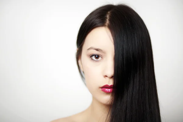 아름다움 머리 샷 — 스톡 사진