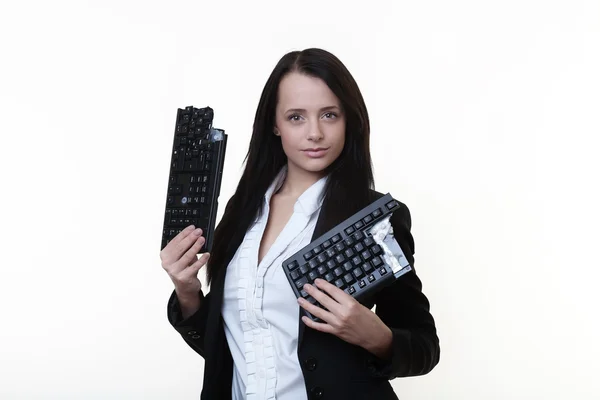 Сломанной клавіатури — стокове фото