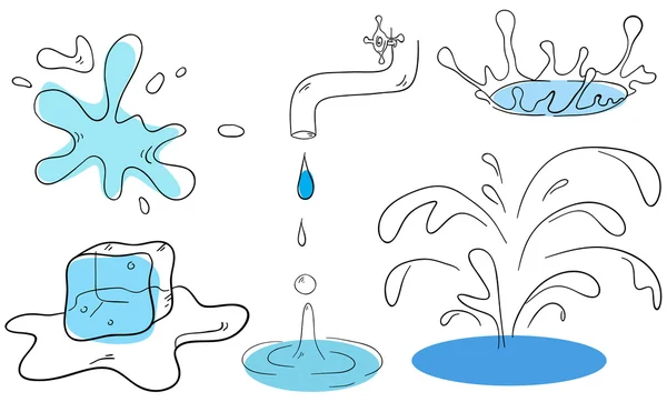 Wassersammlung — Stockvektor