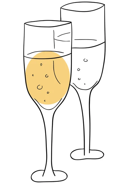 シャンパン — ストックベクタ