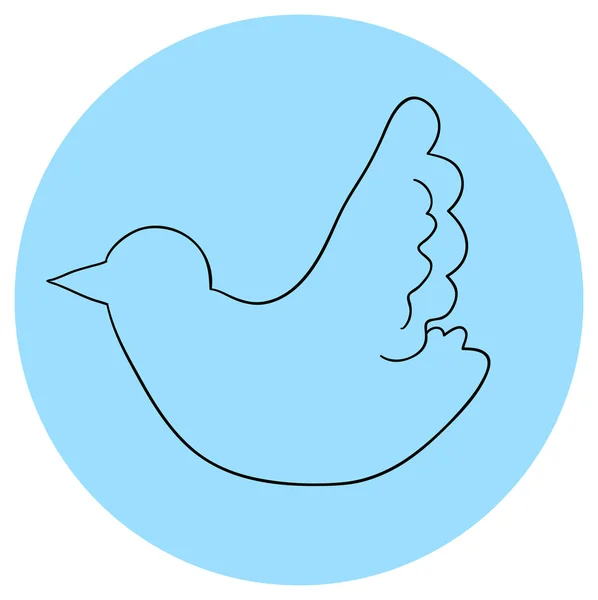 L'oiseau — Image vectorielle