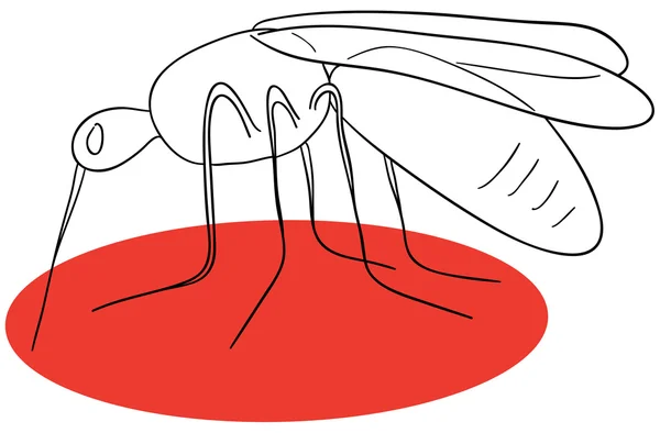 Mosquito. — Archivo Imágenes Vectoriales