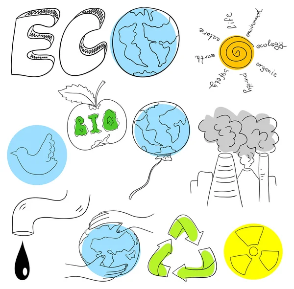 Stock vector Ecology collection