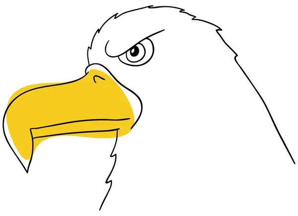L'aigle — Image vectorielle