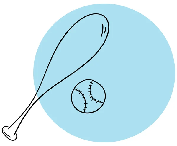 Baseball labda — Stock Vector