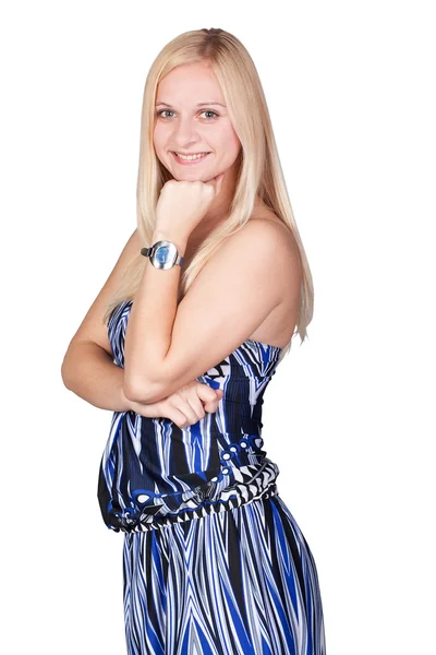 Portret van een jonge aantrekkelijke blonde model — Stockfoto