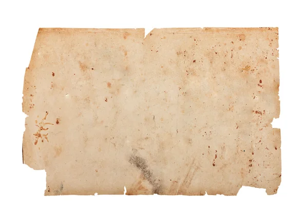 Старый винтажный лист бумаги — стоковое фото