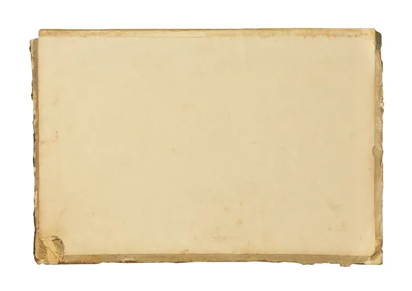 Verblasstes altes Blatt Papier — Stockfoto