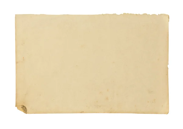 Vintage old paper sheet — Stock Photo, Image
