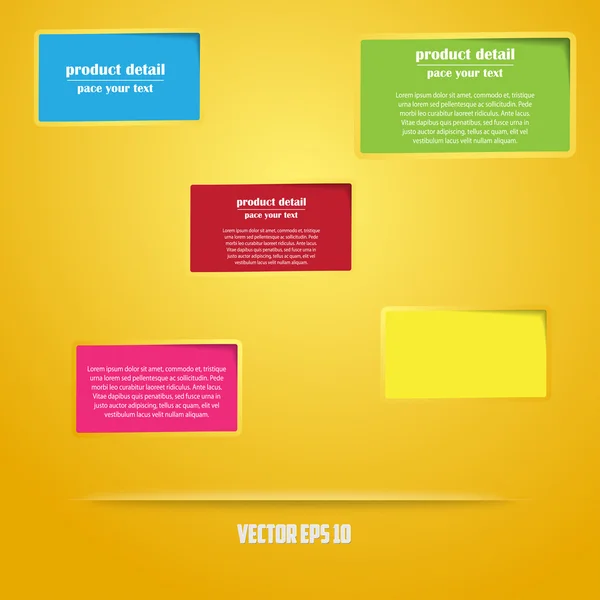 Web design abstrato. vetor — Vetor de Stock