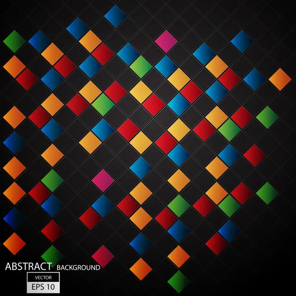Fond abstrait de cubes. Vecteur — Image vectorielle