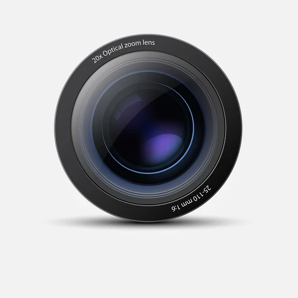 stock vector Camera lens. Vector