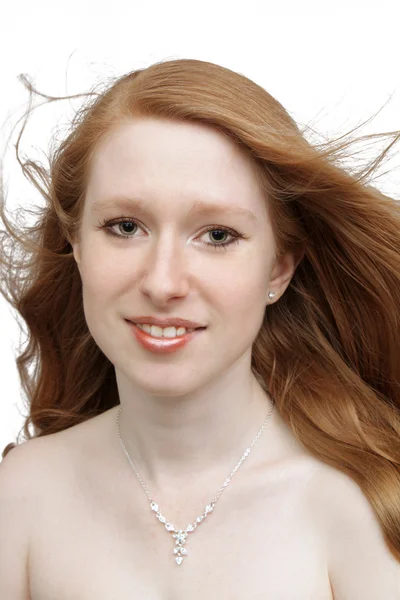 Beautiful Redhead, Headshot (1) — Stock Photo, Image