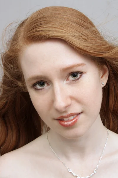 Beautiful Redhead, Headshot (2) — Stock Photo, Image