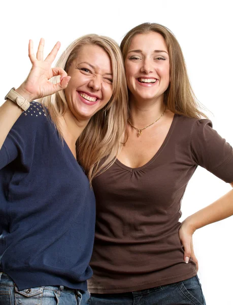 Twee Europese vrouwen — Stockfoto
