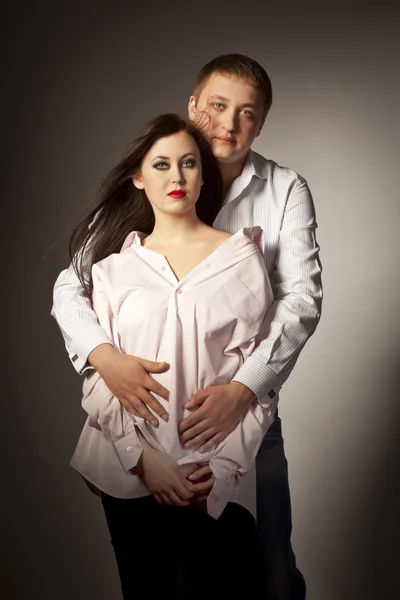 stock image Portrait of couple