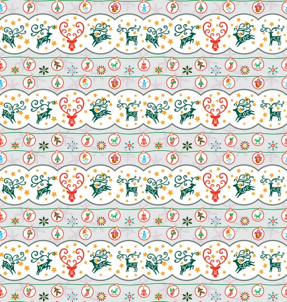 Christmas Collection Pattern — Stock Vector