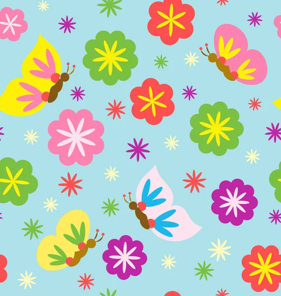 Spring Blooming Pattern Royalty Free Stock Illustrations
