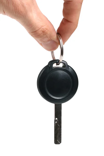 Fingers hold the car key — Stock Photo, Image